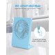 thumbnail image 5 of Ventilador de escritorio Zuvas, funciona con pilas, recargable, 3 velocidades, azul, 5 of 7
