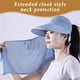 thumbnail image 3 of Sombrero de protección solar para mujer, máscara facial de verano, velo, ciclismo, coche eléctrico, sombrero para el sol al aire libre, protección UV, sombrero parasol., 3 of 5