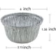 thumbnail image 3 of 150 piezas de moldes desechables para hornear, moldes de papel de aluminio de 150 ml para magdalenas, moldes para muffins, moldes multiusos, aptos para asar en el congelador, frío y caliente, aptos pa, 3 of 6
