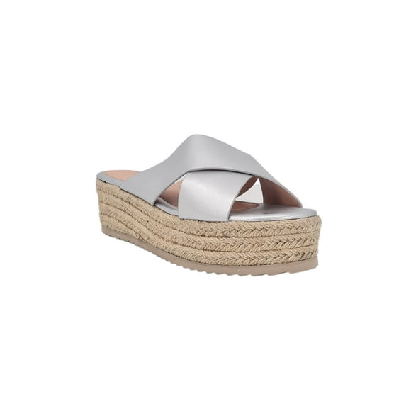 Sandalias Plataforma Corrida 08040plata35