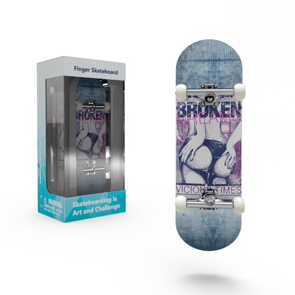 Skateboard de dedo profesional, mini patineta de dedo, juguetes de fingerboard con calcomanías