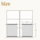 thumbnail image 3 of Cortinas Jinchan Floral Kitchen, 60 cm, lino, 2 paneles, 3 of 8