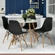 thumbnail image 2 of Comedor Mesa Eames Redonda Blanca 80cm + 4 Sillas Eames Negras, 2 of 8