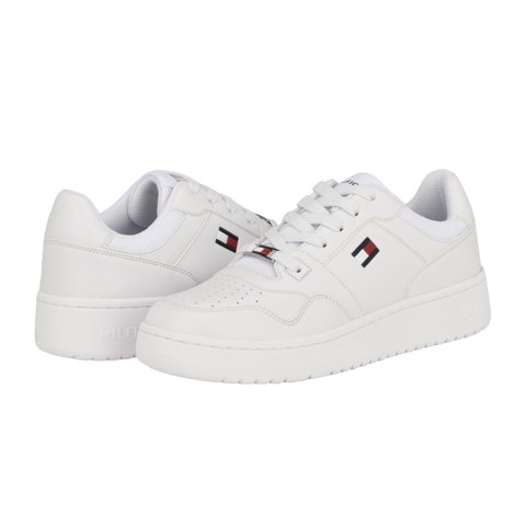 Zapatilla Tommy Hilfiger Twigye Para Mujer, Color Blanco, Talla 5.5