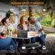 thumbnail image 2 of Generador solar powkey de 200W, 146Wh, 110V, portátil, 2 of 8