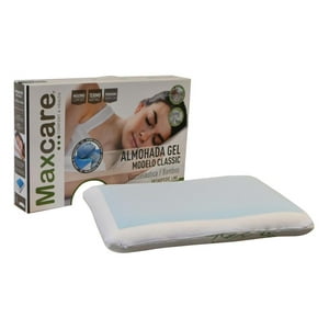 Maxcare - Almohada Viscoelastica Gel Bamboo Pro 63X40X10 Blanco Borrar