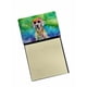 thumbnail image 1 of Dispensador recargable con soporte para notas adhesivas Weimaraner Hippie Dawg, 1 of 7
