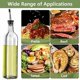 thumbnail image 5 of Botella dispensadora de aceite Leaflai de vidrio de 500 ml con vertedor y cepillo, 5 of 8