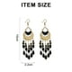 thumbnail image 2 of Pendientes largos de estilo bohemio con borlas vintage y cuentas, 2 of 5