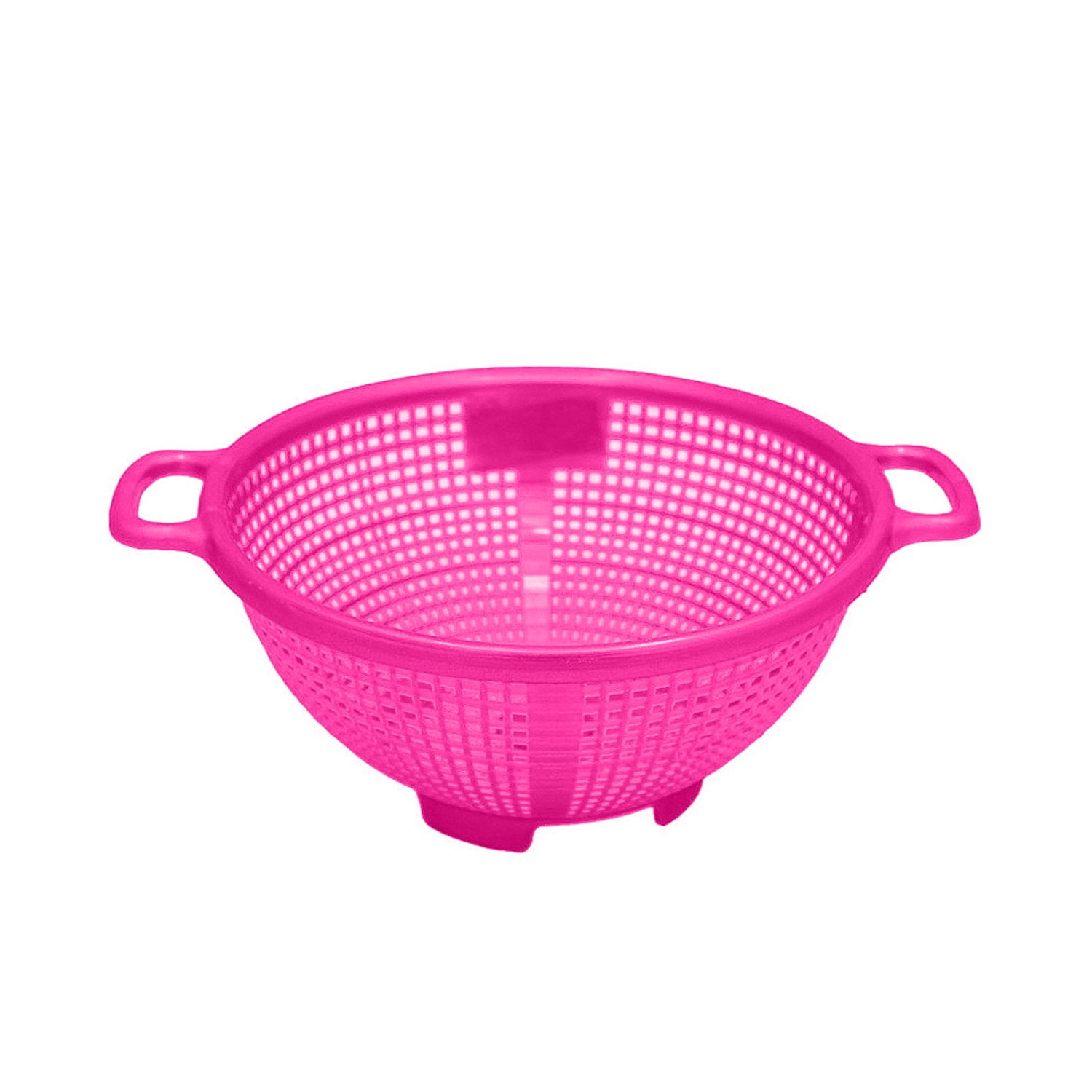 Genérico - Colador Con Asas Mediano Plástico Alta Durabilidad Rosado