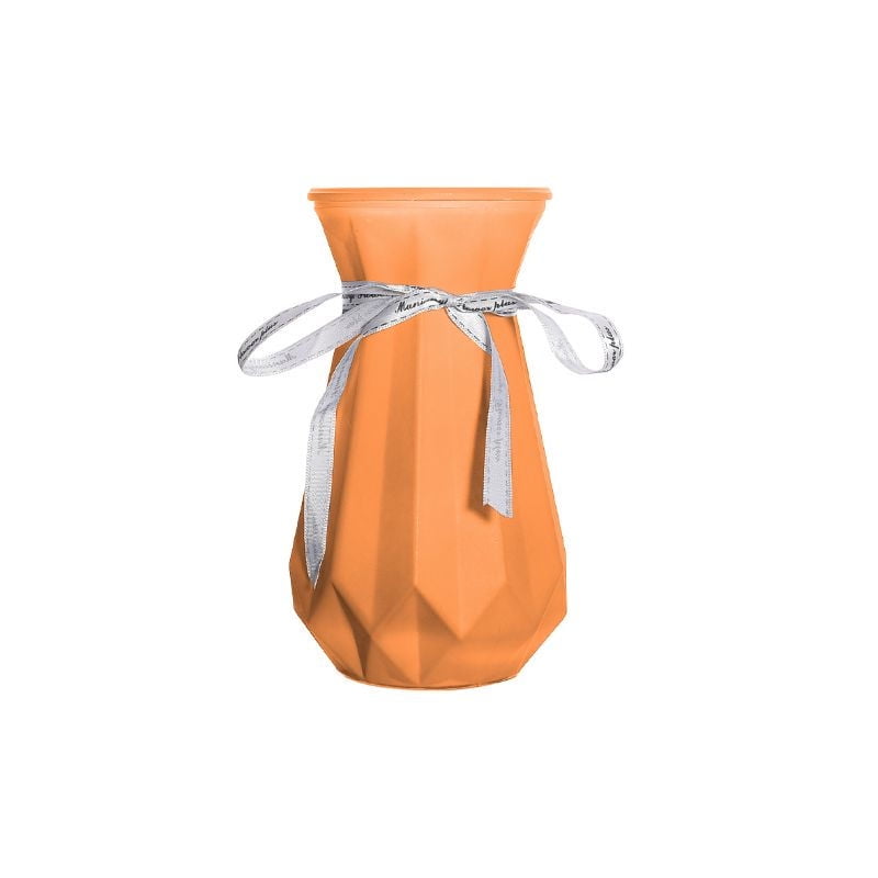 Haus - Florero Porcelana Calabaza Naranjo S