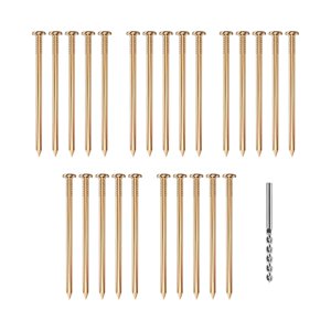 Bothyi - Clavos De Cobre Macizo Resistentes Y Prácticos Para Quitar Tocones De Techos De Barcos, 26 Unidades