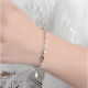thumbnail image 2 of Pulsera de plata fina 925 amatista diámetro 17 CM Lila, 2 of 3