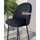 thumbnail image 2 of Taburetes Felpa Bar Deluxe Black - Negro, 2 of 3