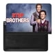 thumbnail image 1 of Hermanastros Porta Pasaporte y Cartera de Viaje Premium de Cuero PU, Funda de Pasaporte Bloqueo RFID con Ranuras para Tarjetas de Crédito, Estuche para Libro de Pasaporte para Familia 10cm × 15cm, 1 of 6