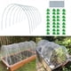 thumbnail image 1 of 25pcs Garden Greenhouse Hoops For DIY 1.4-2.5ft Wide Grow Tunnel, Rust-Free Fiberglass Garden Support Hoops Frame For Fabric, DIY Plant Support Garden Stakes, 1 of 4