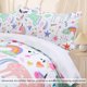 thumbnail image 5 of Purple Unicorn Full Bedding Set for Kids Boys Girls Glitter Galaxy Unicorn Duvet Cover 3 Piece Space Unicorn Comforter Cover, 5 of 5