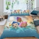 thumbnail image 2 of Burbujitas Conjunto de sábanas temático, trío de piezas, cómodo y amigable con la piel, diseño único, regalo de decoración para el hogar para familiares, amigos y fans,140cm *210cm, 2 of 6