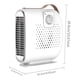 thumbnail image 3 of Mini Calentador Ventilador Eléctrico 2 Velocidades Hogar Verde, 3 of 3