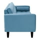 thumbnail image 5 of Sofa Retro 3c Felpa 00 Azul Petroleo, 5 of 6