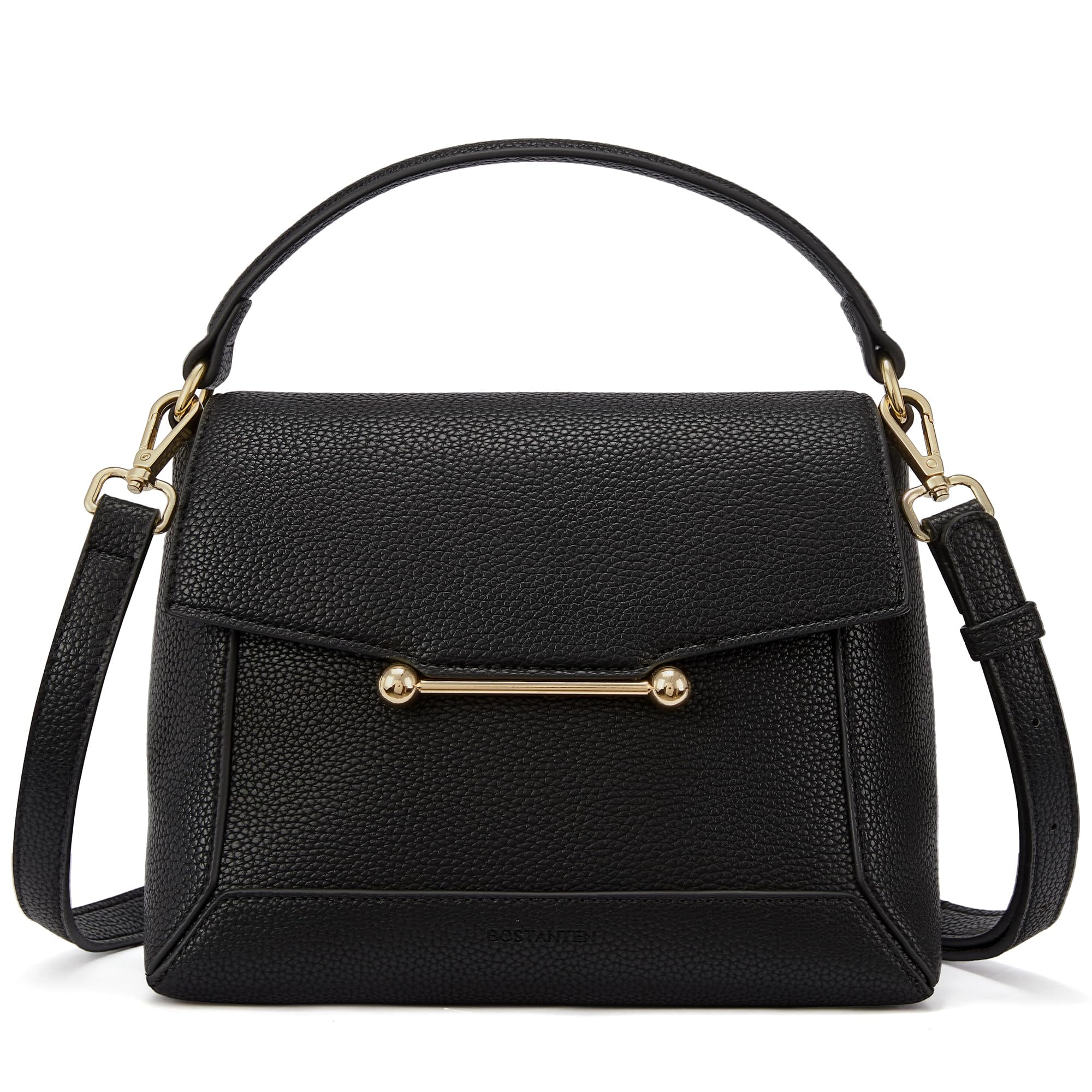 Bandolera Bostanten, Pequeña Y Moderna, De Piel Vegana Con Hombros