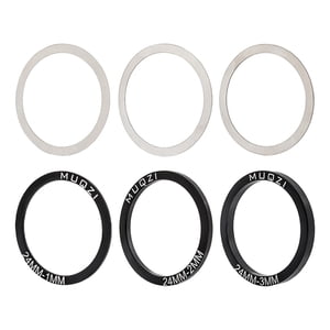 Ioensy - Juego De 6 Soportes Inferiores Para Bicicleta De 24/29/30Mm Para Bb86 91 92 Pf30 Bb30 24Mm