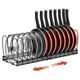 thumbnail image 1 of Organizador para ollas y sartenes Housolution, expandible, negro, 1 of 7