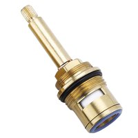 Bothyi - Cartuchos De Disco De Vástago De Cerámica De Latón, Válvulas De Grifo, Reemplazo De Baño, Tornillo M4, Azul, Antihorario