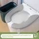 thumbnail image 1 of 1pair Four Seasons Waterproof Toilet Mat with Handle - Thickened EVA Cushion for Comfortable Bathroom Experience, 1 of 5