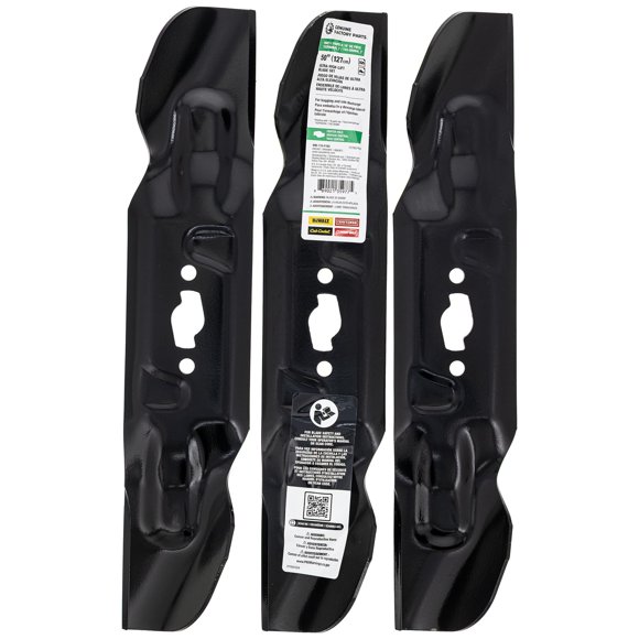 Juego de cuchillas CUB CADET de 127 cm (50 pulg.) de alto levantamiento y montaje en forma de S