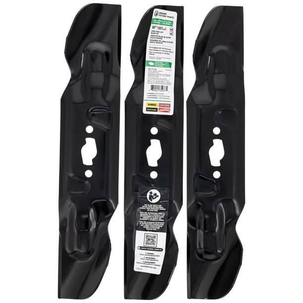 Juego de cuchillas CUB CADET de 127 cm (50 pulg.) de alto levantamiento y montaje en forma de S