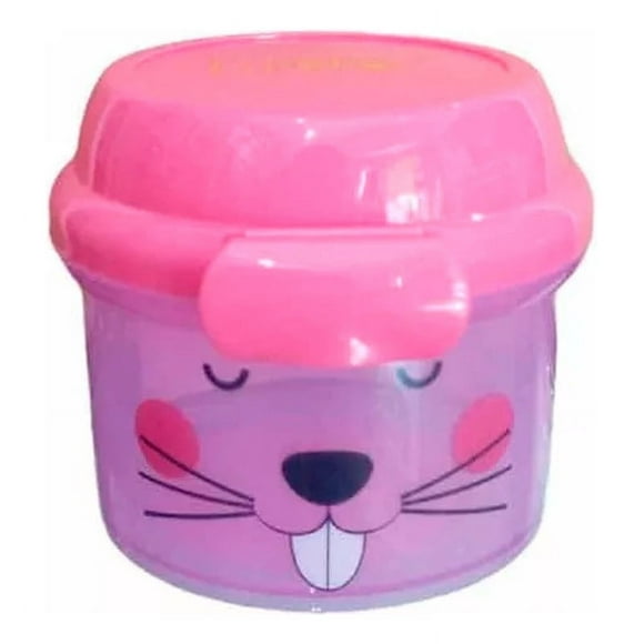 Porta Snack Merienda Para Comer Forma Animales Keep Conejo