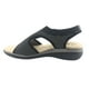 thumbnail image 2 of Sandalia Chalada Mujer Floro-4 Negro Casual, 2 of 7