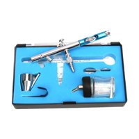 Magideal - Juego De Aerógrafo, Pintura En , Aerógrafo Para Uñas, Cepillo De Aire Para Uñas, Juego De Aerógrafo, Herramienta De Aerografía Para Decoración