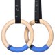 thumbnail image 1 of Anillos de gimnasia PACEARTH, de madera, olímpicos, 680 kg, con correas, 1 of 9