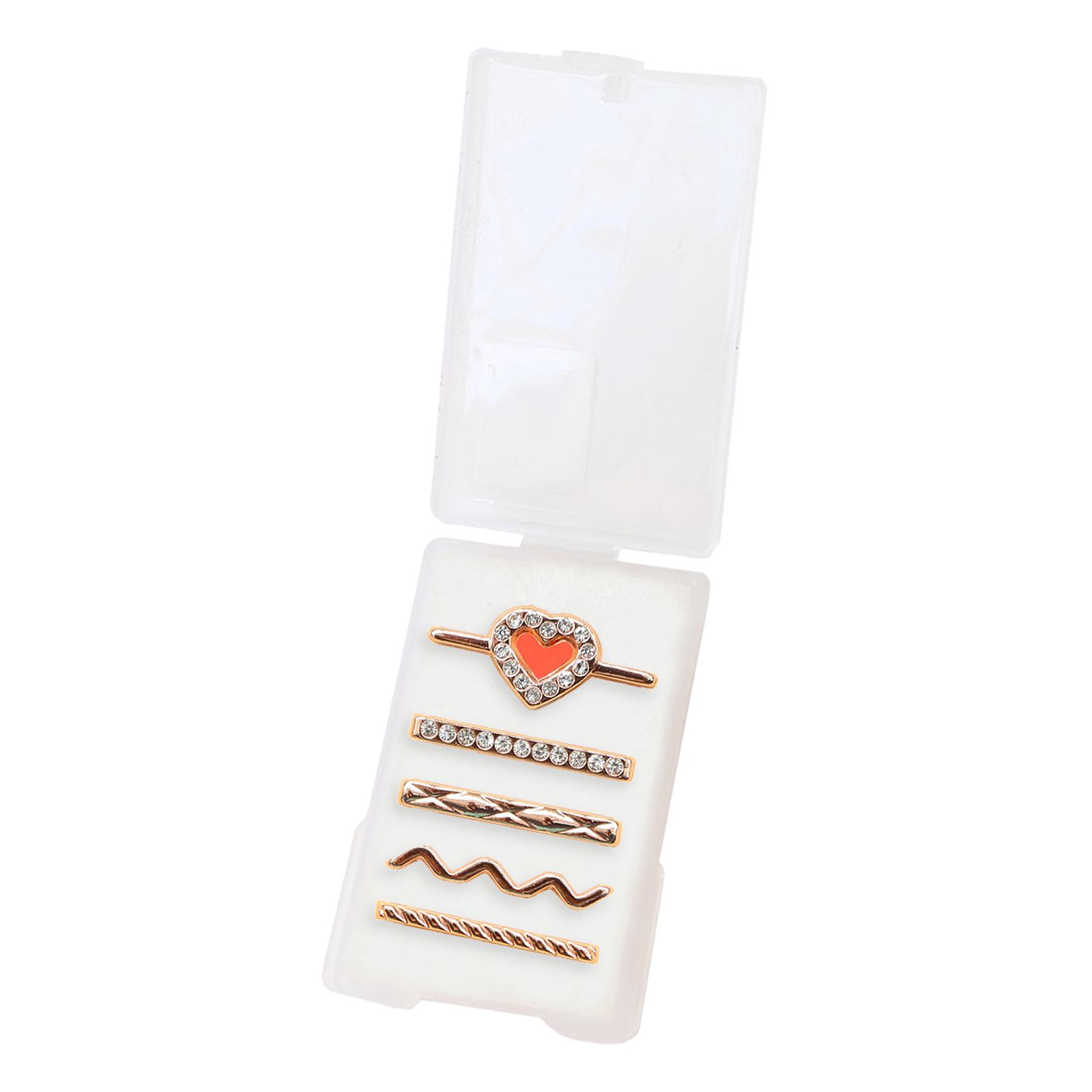 Magideal - Reloj Inteligente Anillos Decorativos Bucles Baratijas Moda 5 Piezas Banda Correa Reloj Banda Conjuntos Banda Decoración Para Reloj , Conjunto B