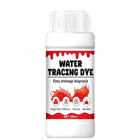 Tinte rojo para detección de fugas en agua Kuailaya 100 ml