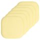 thumbnail image 1 of Cojín para silla Sweet Home Collection, espuma viscoelástica, paquete de 6 unidades, color amarillo, 1 of 6
