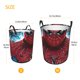thumbnail image 5 of Spider-Man Cesta de lavandería de gran capacidad redonda con asa, bolsa para ropa sucia plegable, almacenamiento para dormitorio, baño y lavadero 44x35 cm, 5 of 6