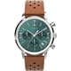 thumbnail image 1 of Reloj Timex Marlin para hombre, caja de 40 mm, correa marrón y esfera verde, 1 of 5