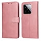 thumbnail image 1 of Funda Billetera para Xiaomi 15 Pro con Porta Tarjetas y Soporte Ajustable Rosa, 1 of 5