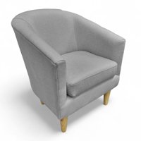 Poltrona Murcia - Tela Lino Gris Claro