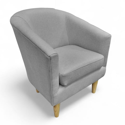 Poltrona Murcia - Tela Lino Gris Claro