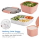 thumbnail image 3 of Recipientes para ensalada Freshmage, 1.5 L, paquete de 2 con 3 compartimentos, 3 of 7