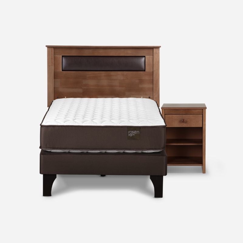 Rosen - Cama Europea Ergo T New 1.5 Plaza Base Normal
