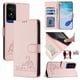thumbnail image 1 of Funda tipo cartera FOXDOCK para TCL 50 5G con soporte, ranuras, RFID, diseño de gato, 1 of 5