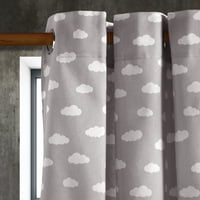 Masel - Cortina Lona Española 140 X225 Nube Gris