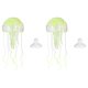 thumbnail image 1 of Decoración de Acuario Uxcell Medusa, Decoraciones para Peceras Medusa Acuario Brillante Falsa Medusa Adornos de Silicona, (Amarillo, L, 2 Piezas), Destinado para Decoración de Tanque, 1 of 7