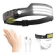 thumbnail image 1 of Linterna Cintillo De Cabeza 3 Tiras Led Con Sensor Recargable Negro Master Prox®, 1 of 3