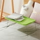 thumbnail image 5 of Escritorio plegable extragrande de 50 x 29 cm para portátil, ideal para desayunar, escribir y jugar. Mesa de suelo portátil para adultos y niños, bandeja de madera para cama y regazo., 5 of 5